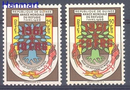 Znaczek Gwinea 1961 Czyste **