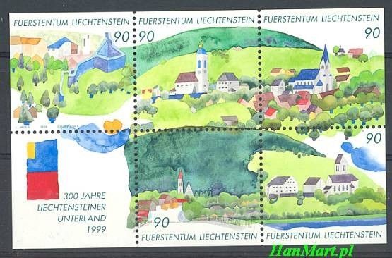 Znaczek Liechtenstein 1999 Mi bl 16 Czyste **