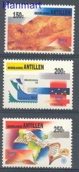 Znaczek Antyle Holenderskie 1993 Mi 780-782 Czyste **