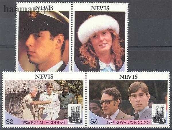 Znaczek Nevis 1986 Mi 393-396 Czyste **