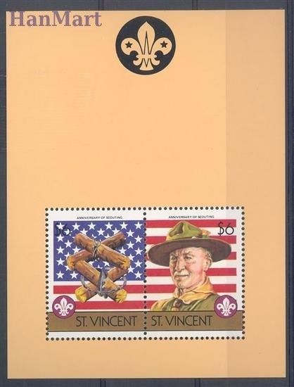 Znaczek St. Vincent 1986 Mi bl 32 Czyste **