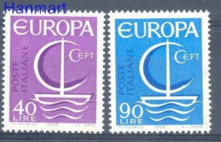 Znaczek Włochy 1966 Mi 1215-1216 Czyste **