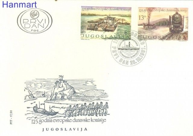 Znaczek Jugosławia 1981 Mi 1903-1904 FDC