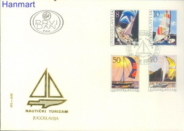 Znaczek Jugosławia 1985 Mi 2115-2118 FDC
