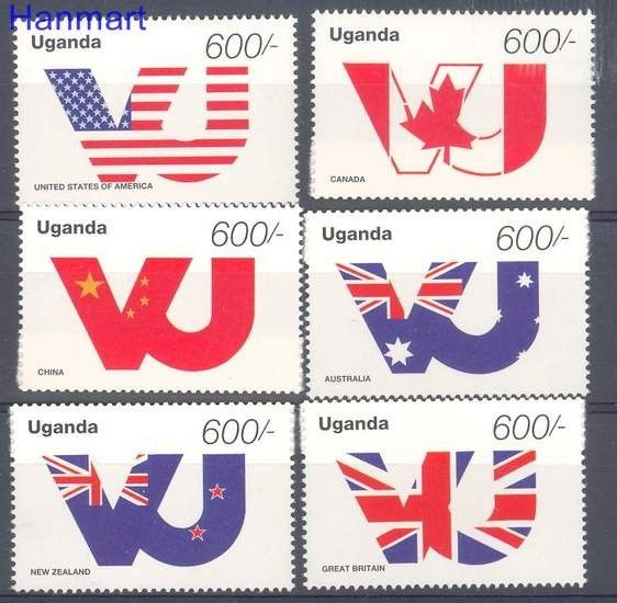 Znaczek Uganda 1995 Mi 1500-1505 Czyste **