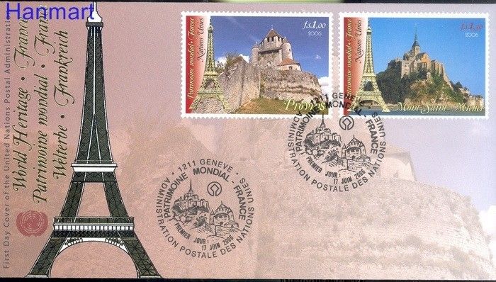 Znaczek Narody Zjednoczone Genewa 2006 Mi 543-544 FDC