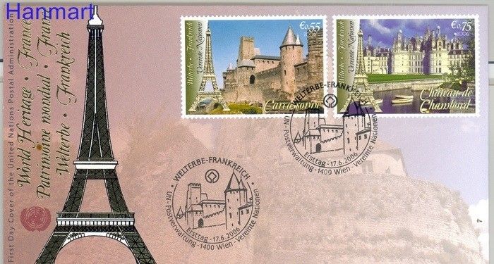 Znaczek Narody Zjednoczone Wiedeń 2006 Mi 467-468 FDC