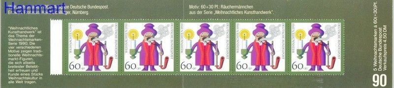 Znaczek Niemcy 1990 Mi mh 1485 Czyste **
