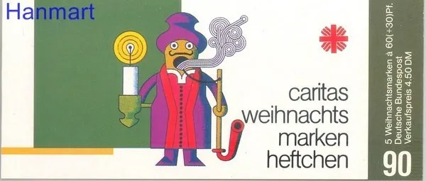 Znaczek Niemcy 1990 Mi mh 1485 Czyste **