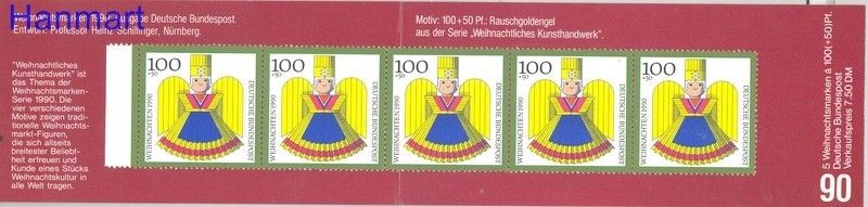 Znaczek Niemcy 1990 Mi mh 1487 Czyste **