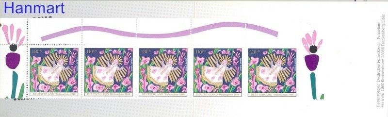 Znaczek Niemcy 1998 Mi mh 2024 Czyste **