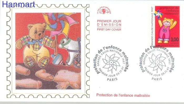 Znaczek Francja 1997 Mi 3264 FDC