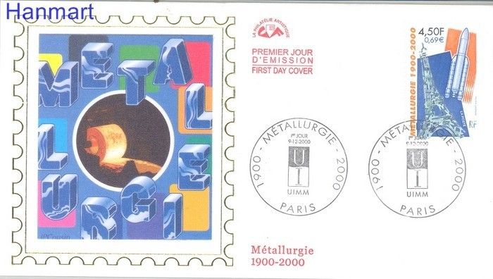 Znaczek Francja 2000 Mi 3506 FDC