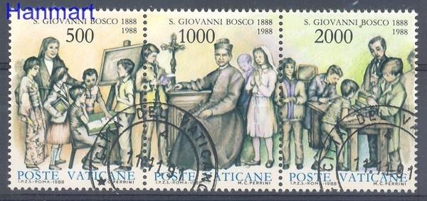 Znaczek Watykan 1988 Mi 937-939 Stemplowane