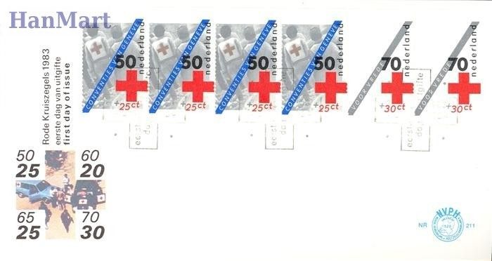 Znaczek Holandia 1983 FDC