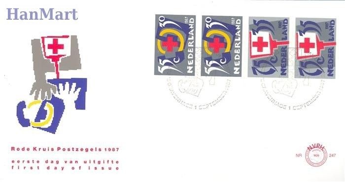 Znaczek Holandia 1987 FDC