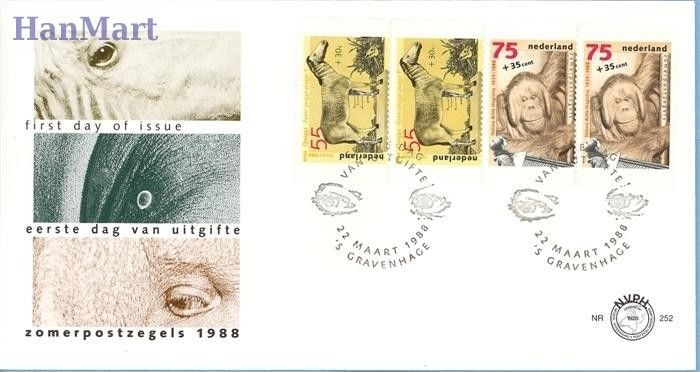 Znaczek Holandia 1988 FDC