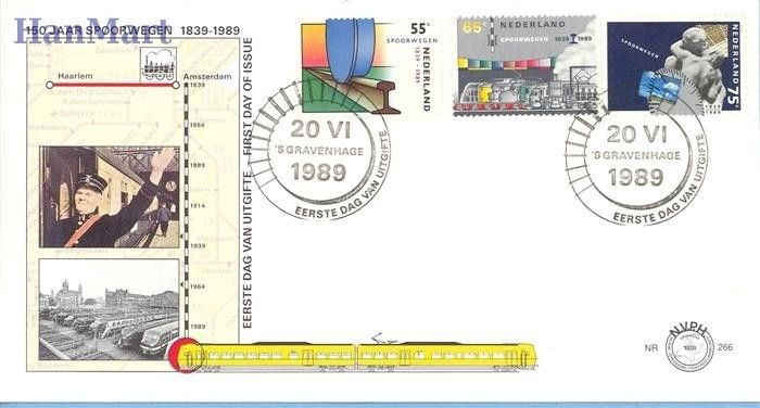 Znaczek Holandia 1989 Mi 1366-1368 FDC