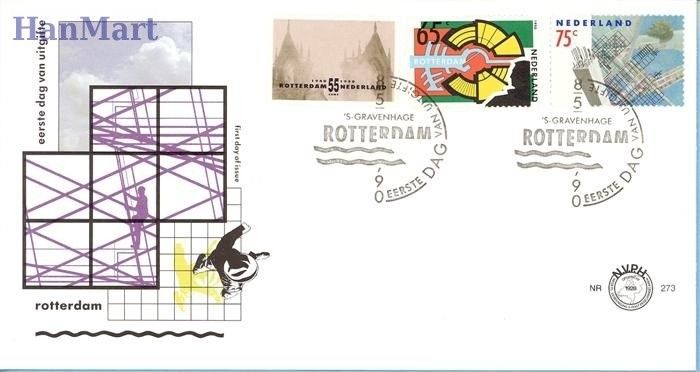 Znaczek Holandia 1990 Mi 1382-1384 FDC