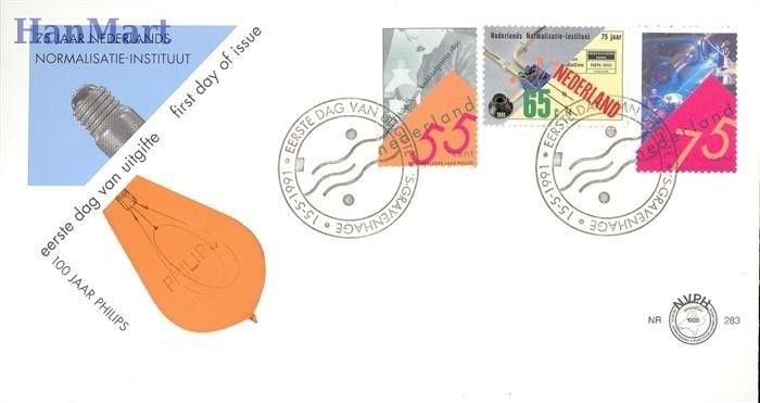 Znaczek Holandia 1991 Mi 1406-1408 FDC