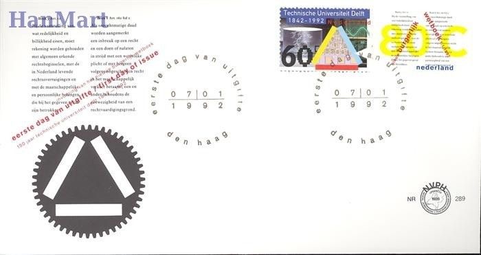 Znaczek Holandia 1992 Mi 1427-1428 FDC