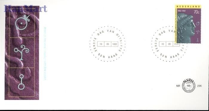 Znaczek Holandia 1992 Mi 1443 FDC