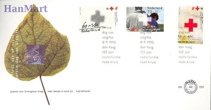 Znaczek Holandia 1992 Mi 1446-1448 FDC