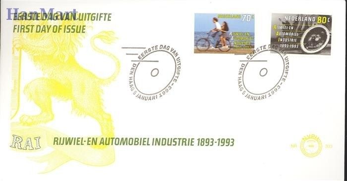 Znaczek Holandia 1993 Mi 1460-1461 FDC