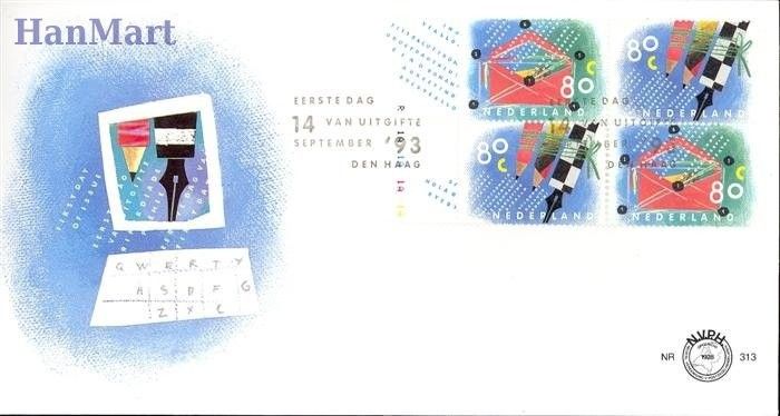 Znaczek Holandia 1993 Mi 1488-1489 FDC