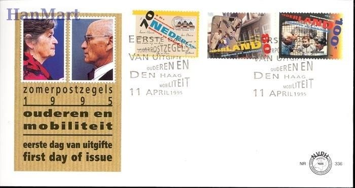 Znaczek Holandia 1995 Mi 1540-1542 FDC