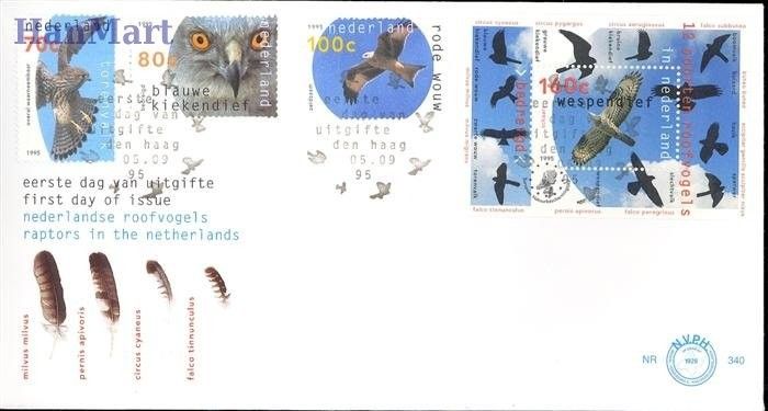 Znaczek Holandia 1995 Mi bl 44 FDC