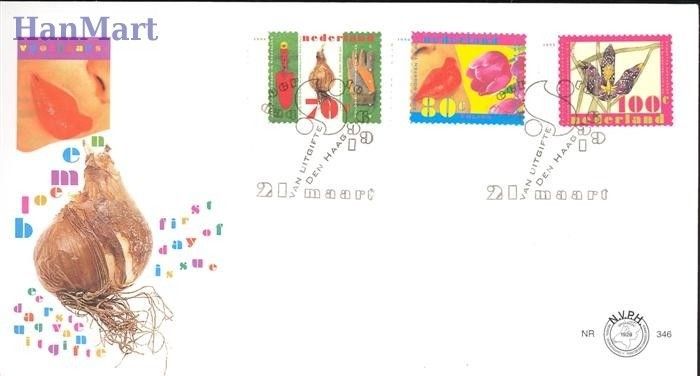 Znaczek Holandia 1996 Mi 1566-1568 FDC