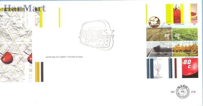 Znaczek Holandia 1998 Mi 1644-1647 FDC