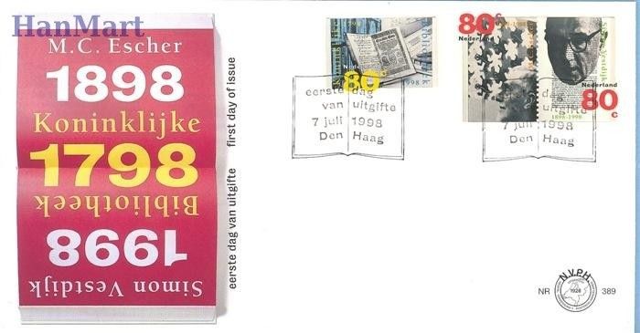 Znaczek Holandia 1998 Mi 1665-1667 FDC