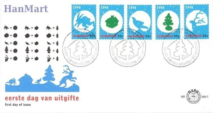 Znaczek Holandia 1998 Mi 1683-1702 FDC