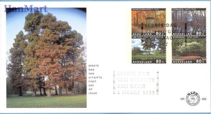 Znaczek Holandia 1999 Mi 1709-1712 FDC