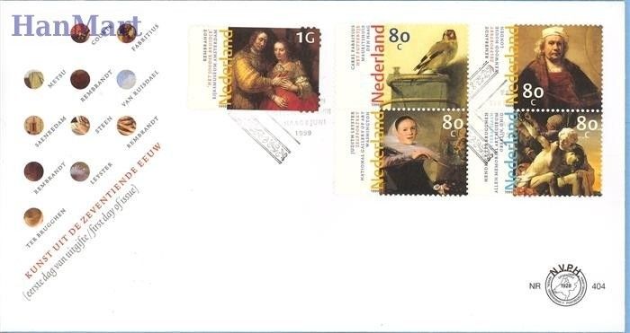Znaczek Holandia 1999 Mi 1720-1730 FDC