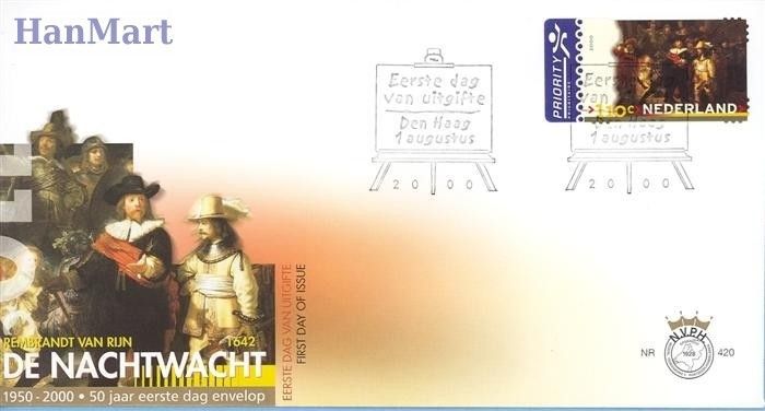 Znaczek Holandia 2000 Mi 1805-1806 FDC