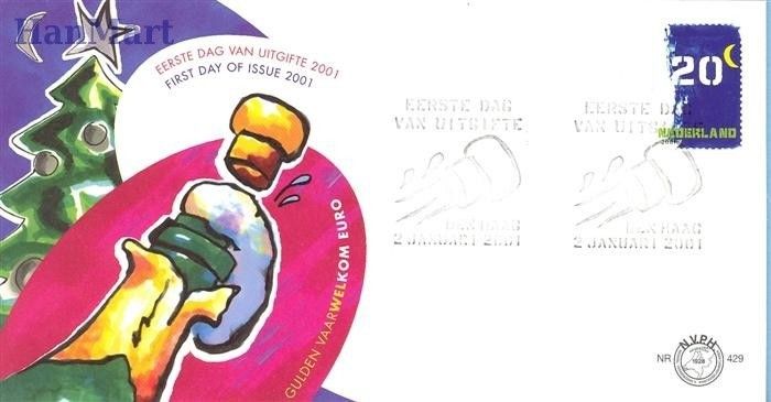 Znaczek Holandia 2001 Mi 1855 FDC