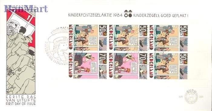 Znaczek Holandia 1984 Mi bl 27 FDC