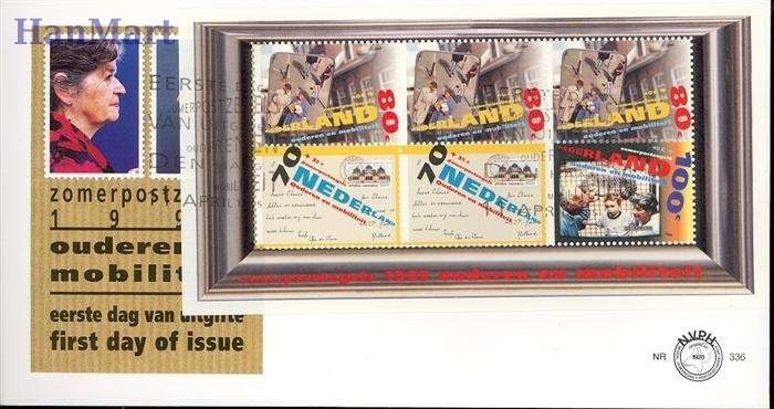 Znaczek Holandia 1995 Mi bl 43 FDC