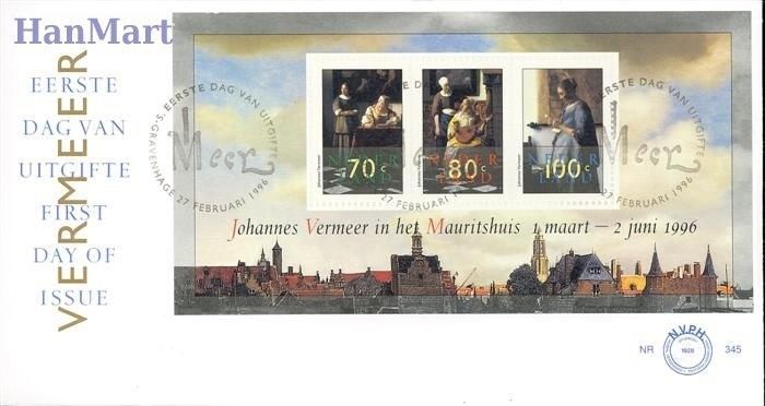 Znaczek Holandia 1996 Mi bl 46 FDC
