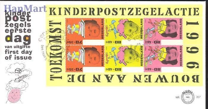 Znaczek Holandia 1996 Mi bl 50 FDC