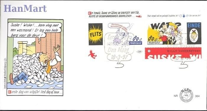 Znaczek Holandia 1997 Mi bl 52 FDC