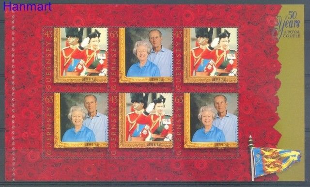 Znaczek Guernsey 1997 Mi h-blatt 53 Czyste **