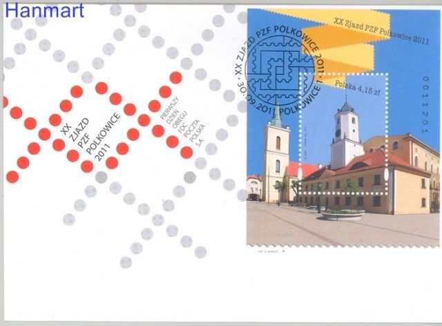 Znaczek Polska 2011 Mi bl 199 Fi bl 231 FDC