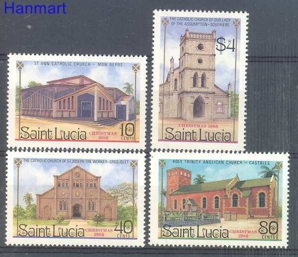 Znaczek Saint Lucia 1987 Mi 877-880 Czyste **