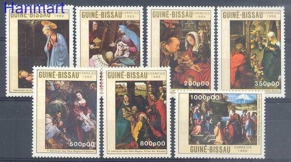 Znaczek Gwinea Bissau 1989 Mi 1104-1110 Czyste **