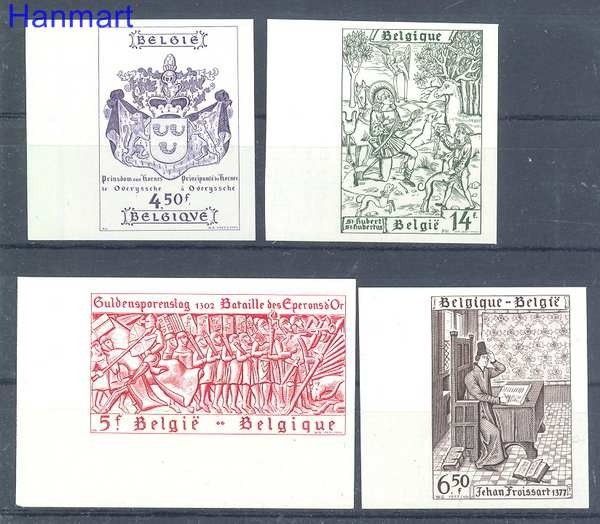 Znaczek Belgia 1977 Mi 1908-1911B Czyste **