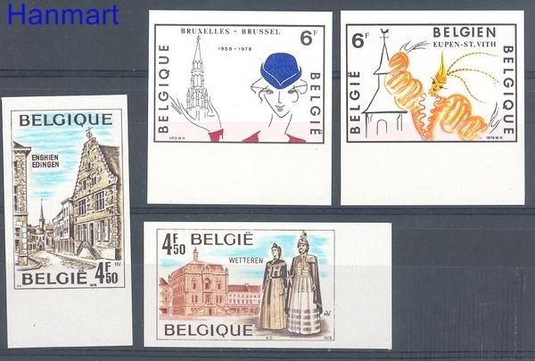 Znaczek Belgia 1978 Mi 1959-1962B Czyste **